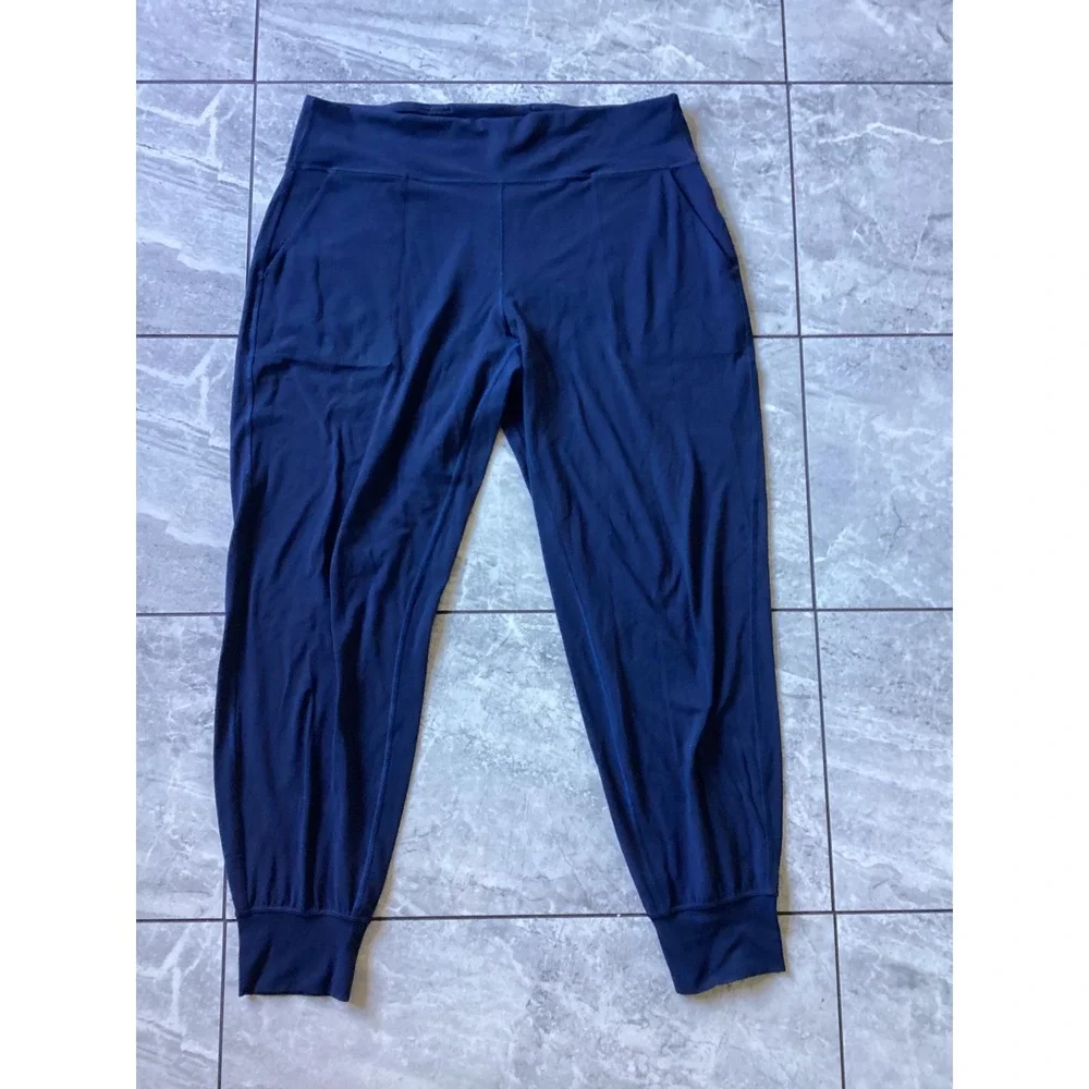 Lululemon Align Jogger 28 Navy Blue Nulu Yoga Pants LW5CQ2S Size 14 - Picture 5 of 8